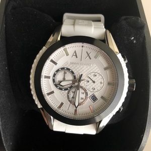 Armani Exchange Men’s Rubber Watch